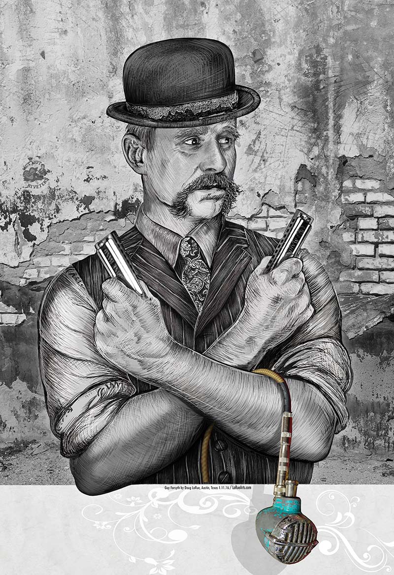 Liquid Death Kick Flip Art By Doug LaRue