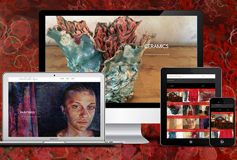 Artist Portfolio Website Design