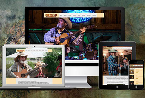Website Design by Glaze KR Wood Music by Glaze Studios, LLC